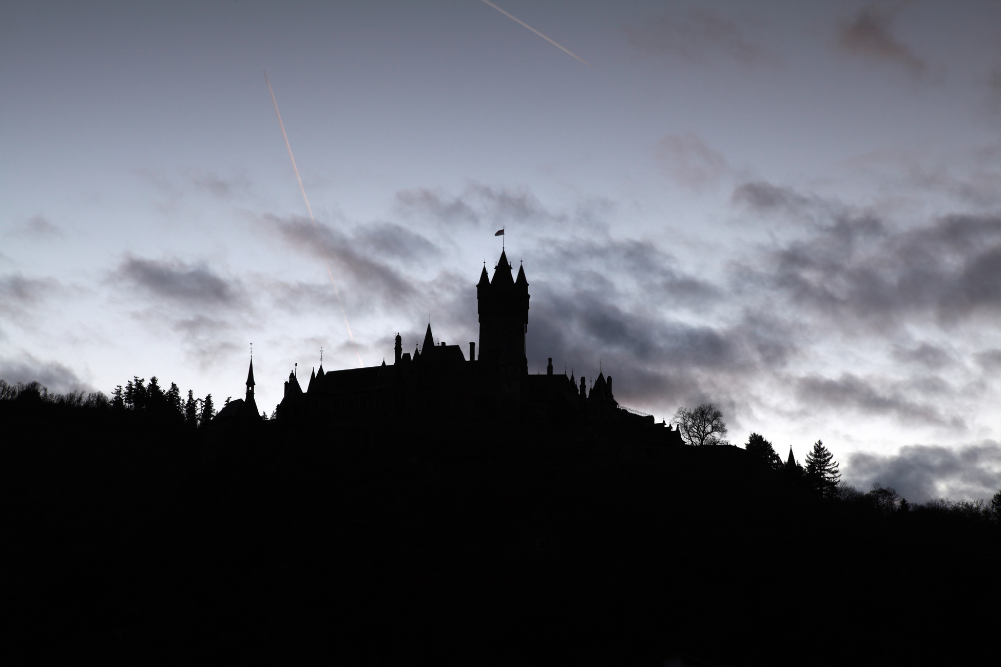 castle silhouette